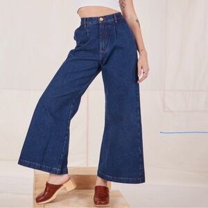 Big Bud Press Wide-Leg Blue Sailor  Jeans
